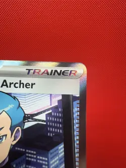 Team Rocket’s Archer 223/182 Pokemon TCG 2023 Ultra Rare Full‑Art Holo DRI NM - Image 4