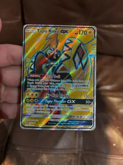 Tapu Koko GX Full Art 135/145 Pokemon TCG Sun and Moon Guardians Rising DMG - Image 1