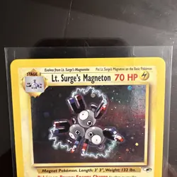 Pokemon TCG Lt. Surge's Magneton Gym Heroes 8/132 Holo Unlimited Rare - Image 2