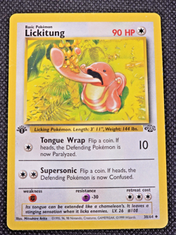 Lickitung 1st Edition 38/64, Jungle - Pokemon TCG LP/MP -- L31 - Image 2