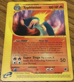2002 Pokemon Expedition Typhlosion 65/165 Rare Vintage NM/VLP 🔥🔥🔥 - Image 1
