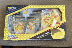 POKEMON CROWN ZENITH PIKACHU VMAX PREMIUM COLLECTION BOX SEALED - Image 1