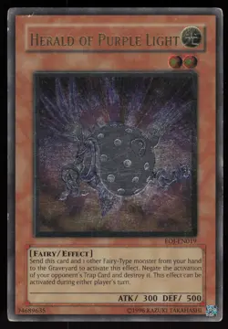 Herald of Purple Light EOJ-EN019 Ultimate Rare Yu-Gi-Oh - Image 1