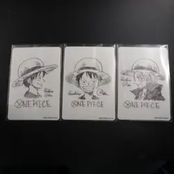 One Piece Luffy Shanks set Shueisha Natsucomi 2022 Double Sticker Eiichiro Oda - Image 1