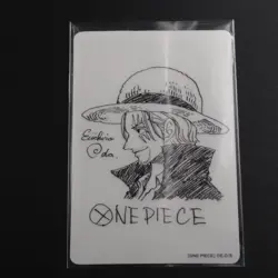 One Piece Luffy Shanks set Shueisha Natsucomi 2022 Double Sticker Eiichiro Oda - Image 5