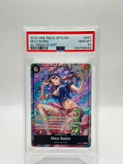 PSA 10 Nico Robin (Alternate Art) OP12-087 Legacy of the Master One Piece TCG - Image 1