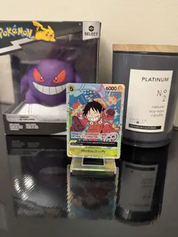 One Piece Monkey.D.Luffy OP07-109 SR One Piece Super Rare - NM English - Image 1