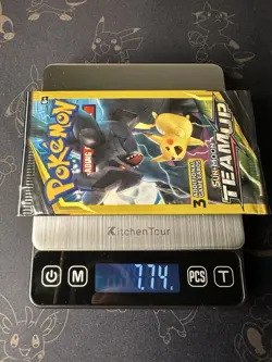 Pokemon Team Up 3 Card Factory Sealed Booster Pack - HEAVY 7.74 - Image 1