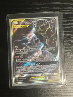 Pokemon TCG Garchomp & Giratina GX SM193 Sun & Moon Promo Card - Image 1