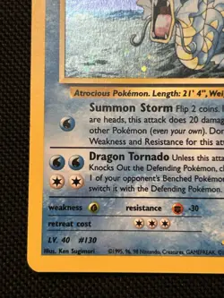 Giovanni's Gyarados - 5/132 - Pokemon Gym Challenge Unlimited Holo Rare Card LP - Image 4