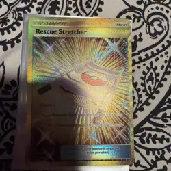 Pokemon Card Rescue Stretcher Gold #165/147 SM Burning Shadows - Image 1