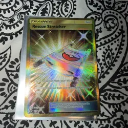 Pokemon Card Rescue Stretcher Gold #165/147 SM Burning Shadows - Image 2