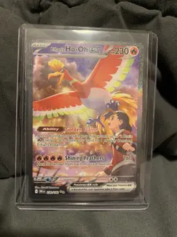 Pokemon TCG Ethan's Ho-Oh ex 230/182 Holo Fire Card Near Mint - Image 1