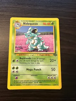 Nidoqueen Jungle 23/64 Rare Vintage Pokemon TCG Card - Image 1