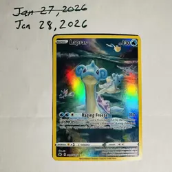 Lapras Crown Zenith: Galarian Gallery Holo Card GG05/GG70 Near Mint Condition - Image 2