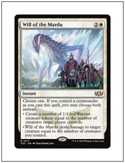 1x Will of the Mardu, Tarkir Dragonstorm Commander, Magic MTG NM - Image 1