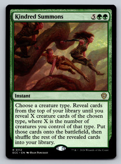 Kindred Summons - Commander: Lorwyn Eclipsed MTG - DOE - Image 1