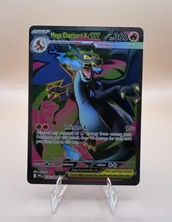 Pokemon Mega Charizard X EX Ultra Rare Full Art Holo 109/094 Phantasmal Flames - Image 1