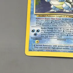 Pokemon TCG Base Set Blastoise Holo 2/102 LP/NM 1995 96 99 1999 WOTC - Image 3