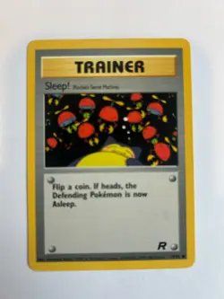 Pokemon Team Rocket Sleep! Trainer 79/82 Vintage 2000 WOTC VG+ - Image 1