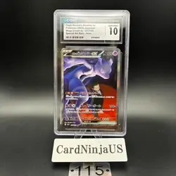 CGC GEM MINT 10 Team Rocket's Mewtwo ex SAR 237/193 MEGA Dream ex M2a Pokemon - Image 1