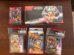 Pokemon TCG Prismatic Evolutions Surprise Box Destined Rivals Booster Bundle Lot - Image 1