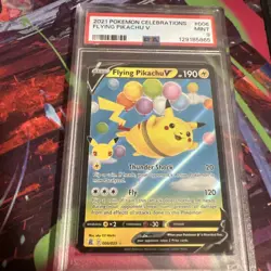 2021 POKEMON Celebrations #006/025 Flying Pikachu V PSA 9 - Image 1