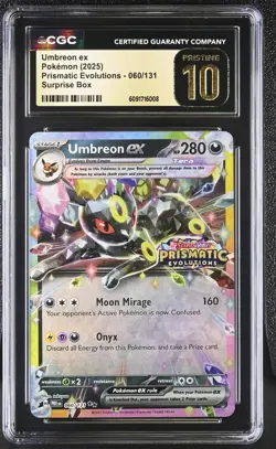 Pokemon TCG Umbreon Ex Surprise Box Promo 060/131 PE Stamp - CGC Pristine 10 - Image 1
