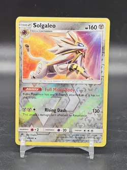 2018 Pokemon Sun & Moon Celestial Storm Solgaleo REV Holo #99/168 - Image 1