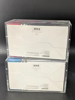 2x Pokemon Black Bolt White Flare Sealed Booster Bundle Display Case W/Acrylic - Image 2