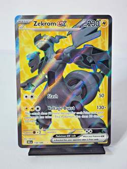 Pokemon TCG: Zekrom ex Ultra Rare SV: Black Bolt 158/086 - Image 1