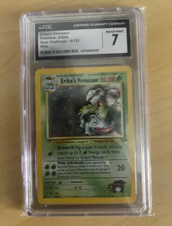 Pokemon TCG Erika's Venusaur Holo Rare Gym Challenge - Image 1