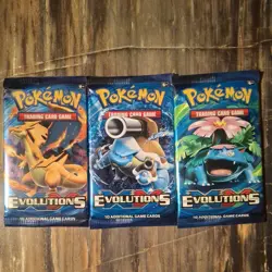 Pokemon XY Evolutions 3 Booster Packs English - Image 1