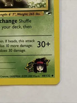 Erika's Exeggutor 044/132 Gym Heroes Regular Vintage Pokemon TCG LP - Image 4