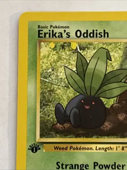 Erika's Oddish 70/132 Gym Challenge Regular Pokemon TCG Vintage 1st Edition - Image 2