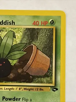 Erika's Oddish 70/132 Gym Challenge Regular Pokemon TCG Vintage 1st Edition - Image 3