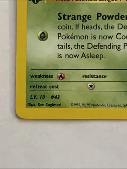 Erika's Oddish 70/132 Gym Challenge Regular Pokemon TCG Vintage 1st Edition - Image 5