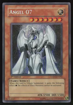 Angel O7 LODT-EN092 Secret Rare 1st Edition Yu-Gi-Oh - Image 1