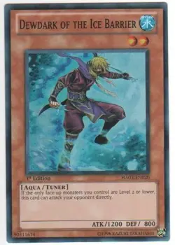 1 x Dewdark of the Ice Barrier - HA03-EN020 - Super Rare - Unlimited Edition Nea - Image 1