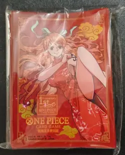 IN STOCK One Piece Chinese Game Exclusive 1st Anniversary Nami Sleeve Sealed - Image 1
