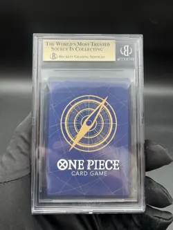 BECKETT 10 ONE PIECE Monkey.D.Luffy OP05-012 Oda Signature Stamp ST01-12 ENGLISH - Image 2