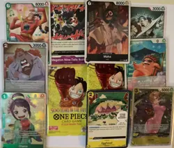 Bandai One Piece OP-07 Anime trading card multi list Art SR Rare UC C 500 years - Image 1
