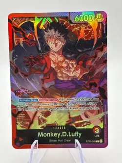 One Piece TCG ST10 - Monkey.D.Luffy ST10-002 Leader NM - Image 1