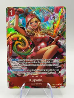 One Piece TCG - Kujyaku OP11-004 SR Alternate Art A Fist of Divine Speed - Image 1