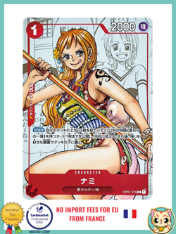 Nami Parallel OP01-016 R Promo 25th Anniversary ONE PIECE Card Game Japanese NM - Image 1