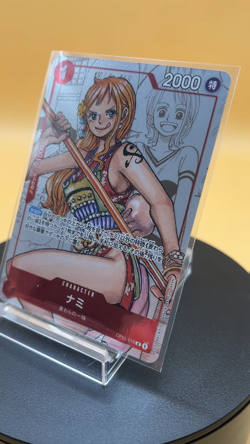 Nami Parallel OP01-016 R Promo 25th Anniversary ONE PIECE Card Game Japanese NM - Image 2