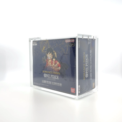 One Piece OP-01 White Bottom Booster Box Acrylic Case With Magnetic Lid - Image 2