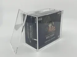 One Piece OP-01 White Bottom Booster Box Acrylic Case With Magnetic Lid - Image 3