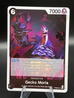 Gecko Moria PRB02-013 Foil Premium Booster the Best Vol.2 One Piece Card Game - Image 1