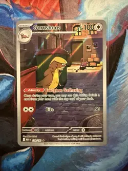 Pokemon Gumshoos TCG Holo Rare Card 153/132 ME01 Mega Evolution - Image 1